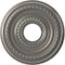 Ekena Millwork Cole Thermoformed PVC Ceiling Medallion Fits Canopies up to 4 1/4-in., Aged Dark Steel CMP13COCST - alternate 1